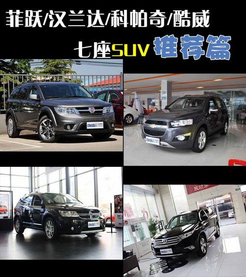 菲躍/漢蘭達/科帕奇/酷威--都市SUV推薦