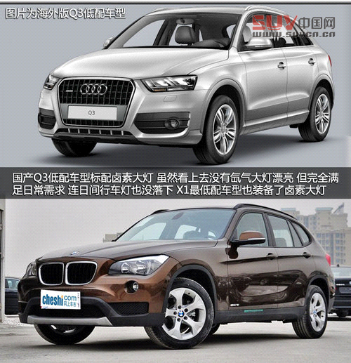 唯一的競爭對手 國產奧迪Q3對比寶馬X1