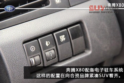 填補城市SUV空白一汽奔騰X80 大連到店實拍