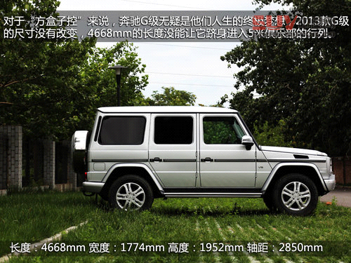 硬派夢想座駕 奔馳2013款G500靜態解析