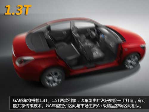 廣汽吉奧GA轎車配1.3T引擎 廣州車展首發(fā)