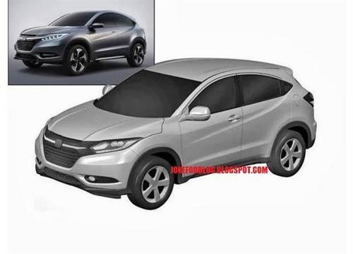 沿用概念車設計 本田小型SUV申報圖曝光