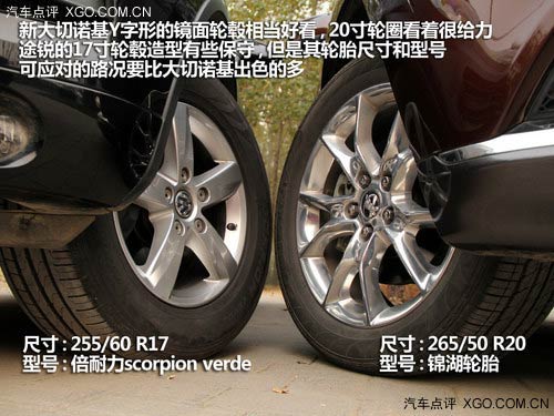 新大切諾基對比途銳