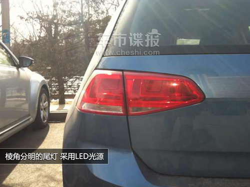 高爾夫7驚現北京某停車場 內飾細節曝光