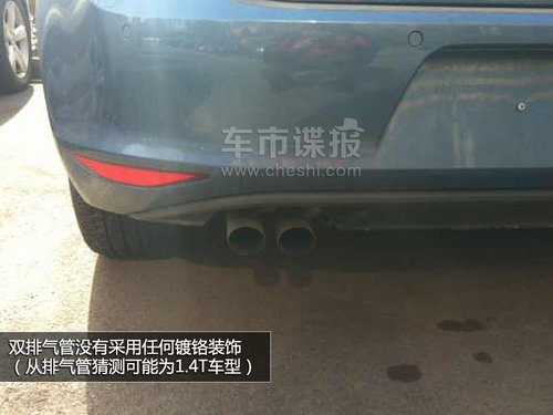 高爾夫7驚現北京某停車場 內飾細節曝光