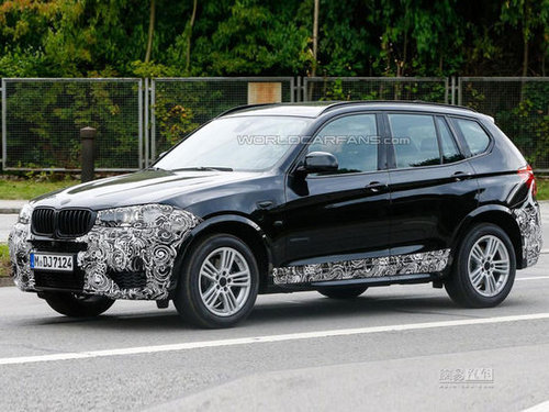 寶馬改款X3國內諜照曝光 預計明年發布