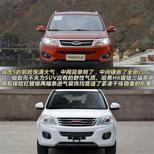 10萬元級別新老SUV對決 奇瑞瑞虎5對比哈弗H6