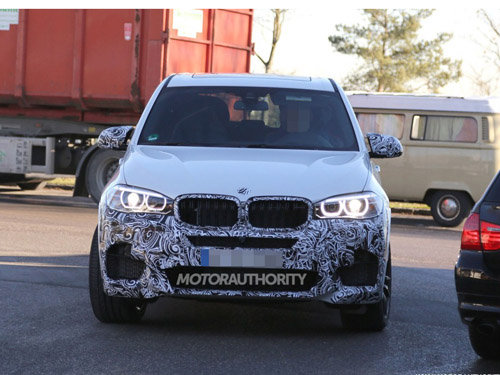 新寶馬X5M諜照 性能提升有望于明年亮相