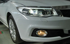 或日內瓦車展發布 觀致3五門版實車諜照